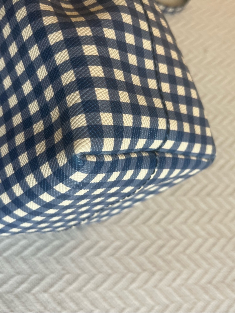 J Crew Gingham Bucket Bag - Picture 11 of 17